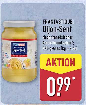 FRANTASTIQUE! Dijon-Senf 370-g-Glas