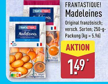 FRANTASTIQUE! Madeleines