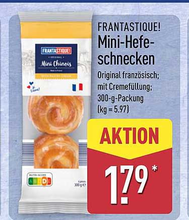 FRANTASTIQUE! Mini-Hefeschnecken