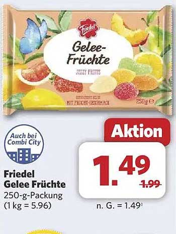Friedel Gelee Früchte 250-g-Packung