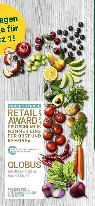 Frisches Obst und Gemüse zum Aktionspreis bei Globus