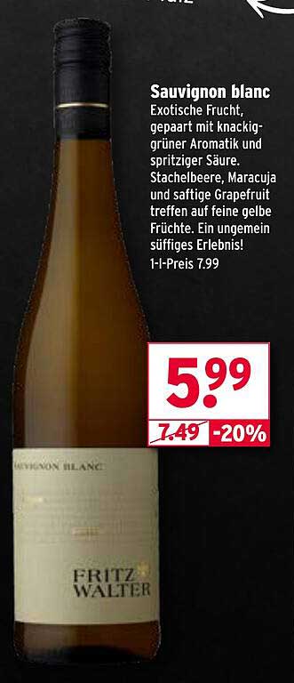 Fritz Walter Sauvignon Blanc