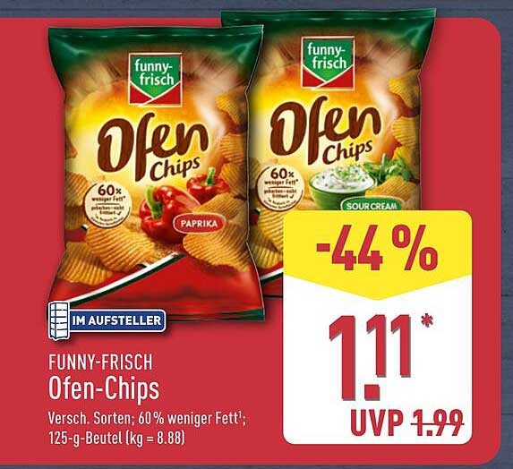 FUNNY-FRISCH Ofen-Chips - Verschiedene Sorten