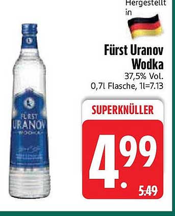 Fürst Uranov Wodka 0,7L