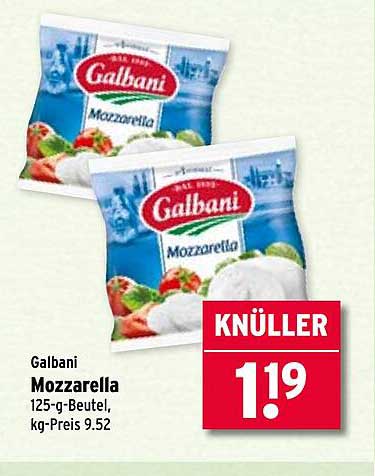 Galbani Mozzarella 125-g-Beutel