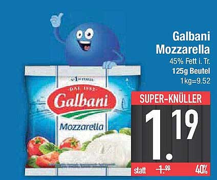 Galbani Mozzarella 125g Beutel