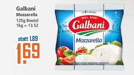 Galbani Mozzarella 125g Beutel