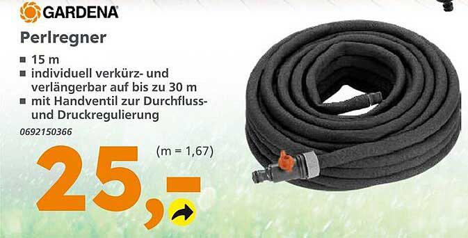 Gardena Perlregner 15 m