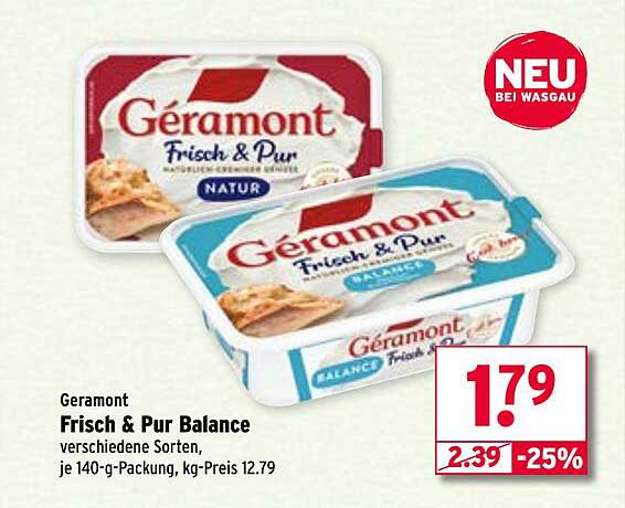 Géramont Frisch & Pur Balance 140-g-Packung