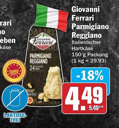 Giovanni Ferrari Parmigiano Reggiano 150 g