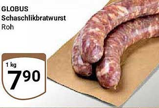 GLOBUS Schaschlikbratwurst Roh