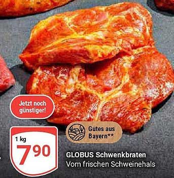 GLOBUS Schwenkbraten vom frischen Schweinehals