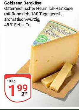 Goldsenn Bergkäse