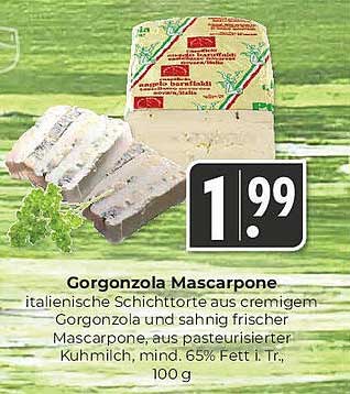 Gorgonzola Mascarpone - italienische Schichttorte