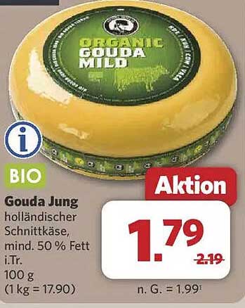 Gouda Jung – Bio holländischer Schnittkäse