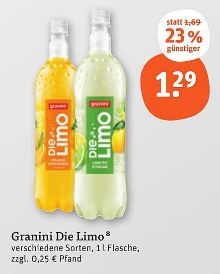 Granini Die Limo 1 l, verschiedene Sorten