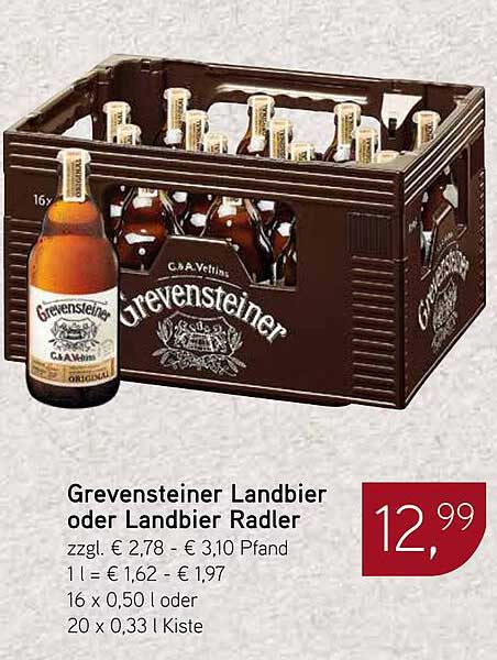 Grevensteiner Landbier oder Landbier Radler