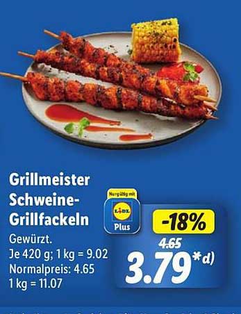 Grillmeister Schweine-Grillfäcken