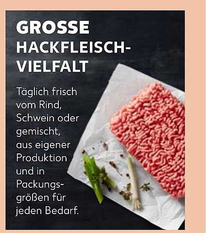 GROßE HACKFLEISCH-VIELFALT