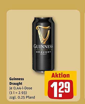 Guinness Draught 0,44 l-Dose