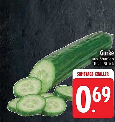 Gurke aus Spanien Kl. I, Stück