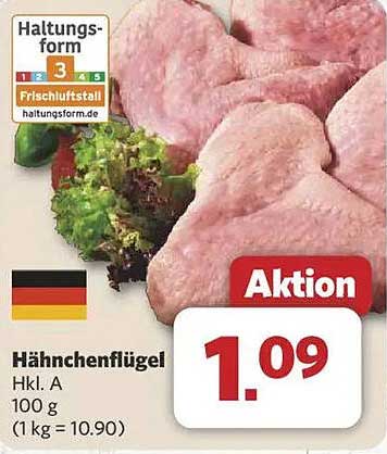Hähnchenflügel Hkl. A - Aktion
