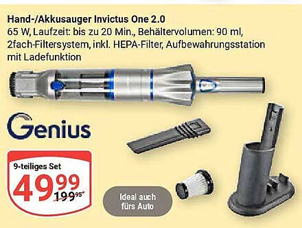 Hand-/Akkusauger Invictus One 2.0