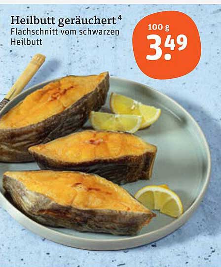 Heilbutt geräuchert – Flachschnitt vom schwarzen Heilbutt