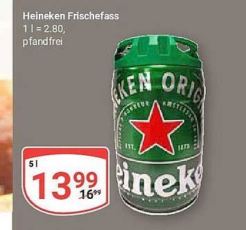 Heineken Frischfass