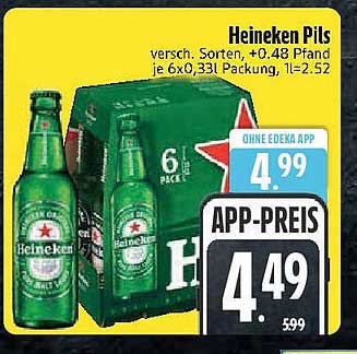Heineken Pils 6er Pack