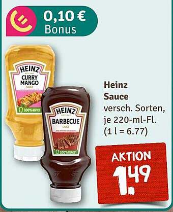 Heinz Sauce versch. Sorten, je 220-ml-Fl.