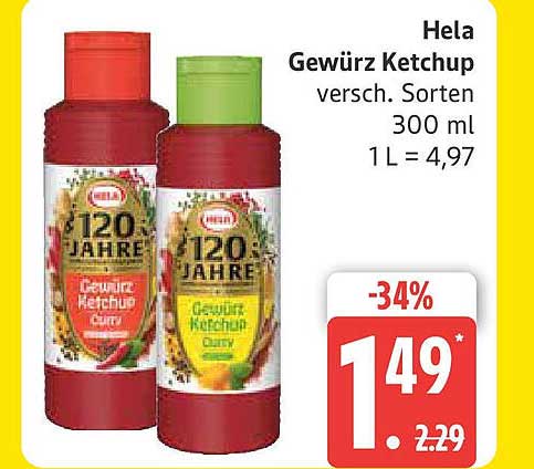 Hela Gewürz Ketchup, verschiedene Sorten 300 ml