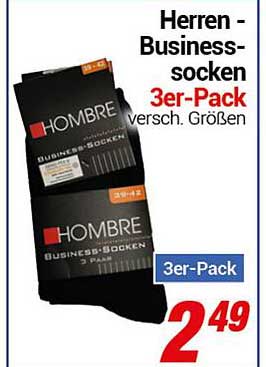 Herren - Businesssocken 3er-Pack