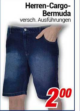 Herren-Cargo-Bermuda - verschiedene Ausführungen