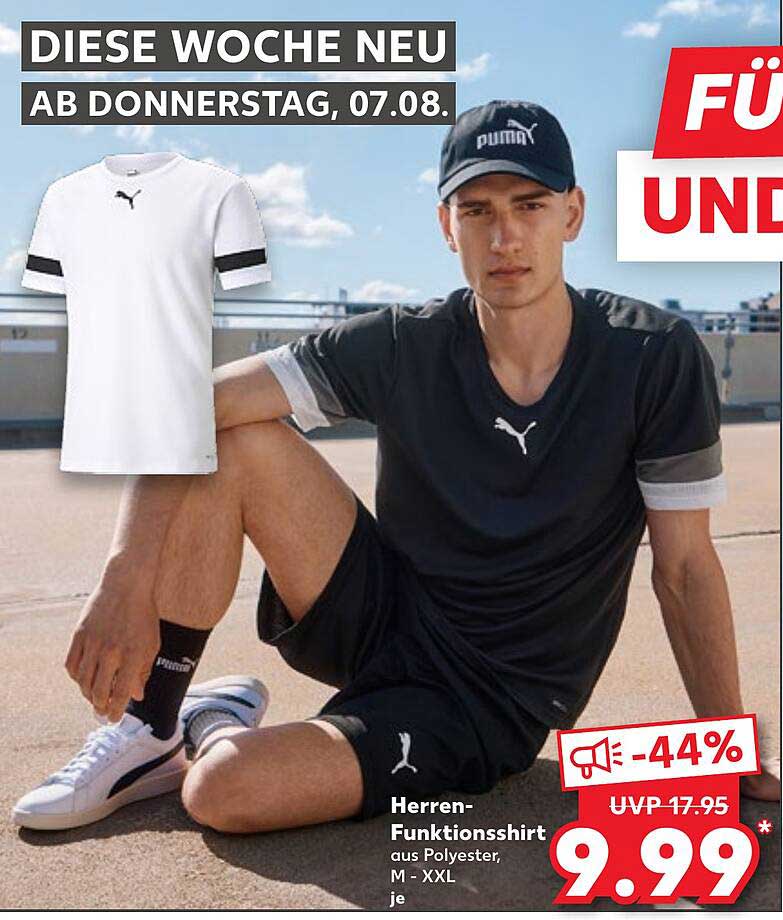 Herren-Funktionsshirt aus Polyester, M - XXL