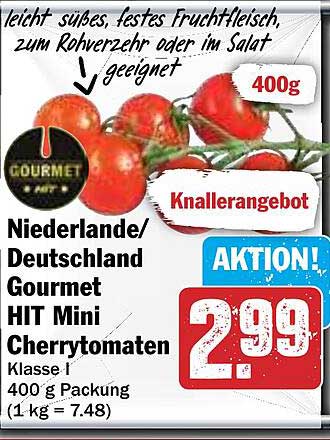 HIT Mini Cherrytomaten 400 g Packung