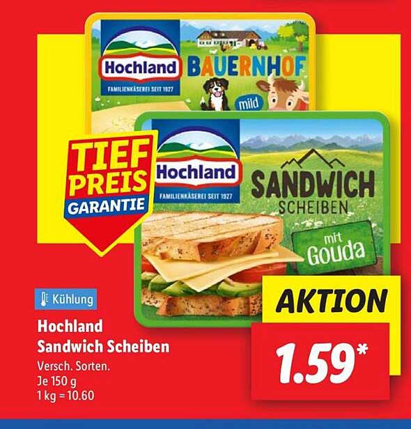 Hochland Sandwich Scheiben