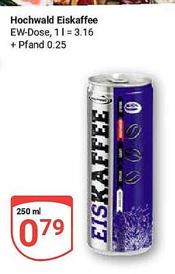 Hochwald Eiskaffee 250 ml Dose