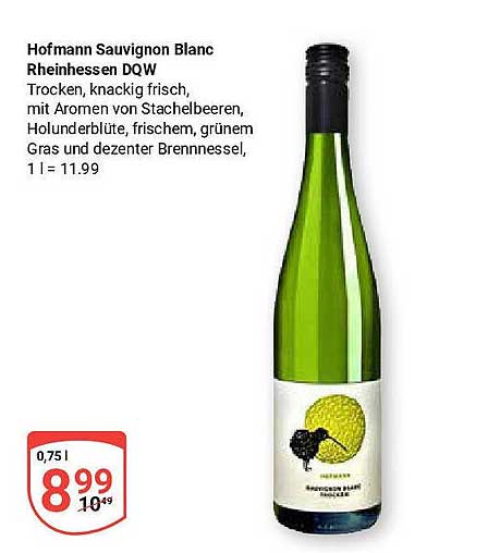 Hofmann Sauvignon Blanc Rheinhessen DQW