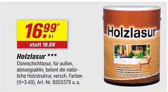 Holzlasur ***