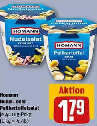 Homann Nudel- oder Pellkartoffelsalat