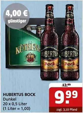 HUBERTUS BOCK Dunkel 20 x 0,5 Liter