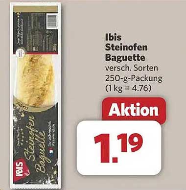 Ibis Steinofen Baguette - Verschiedene Sorten 250-g-Packung