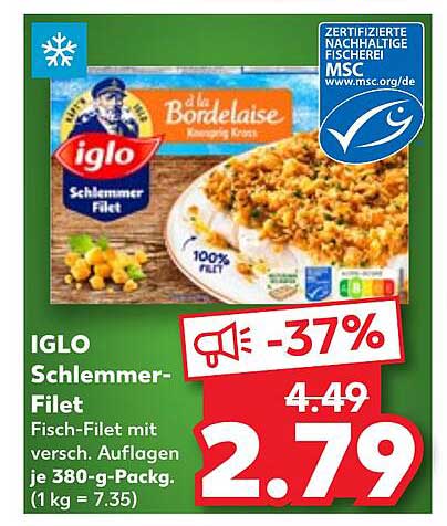IGLO Schlemmer-Filet 380 g (276 g)