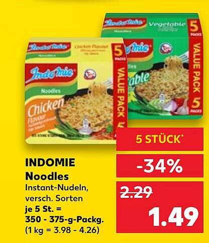 INDOMIE Noodles, verschiedene Sorten - Jetzt zum Sonderpreis!