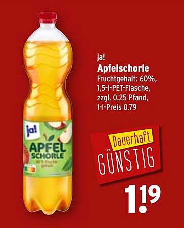 ja! Apfelschorle