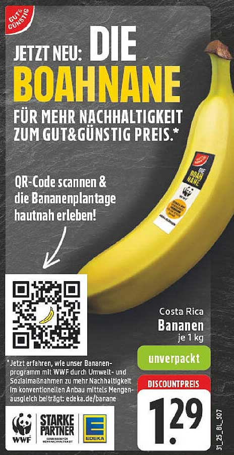 Jetzt neu: Die Boahne für mehr Nachhaltigkeit zum Gut & Günstig Preis!