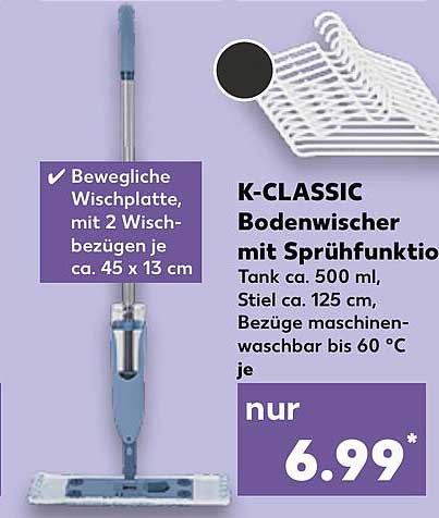 K-CLASSIC Bodenwischer mit Sprühfunktion