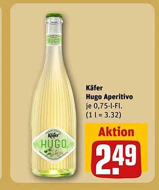Käfer Hugo Aperitivo je 0,75 l-Fl.