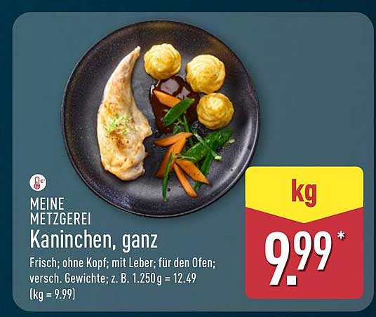 Kaninchen, ganz – Frisch und vielseitig zubereitet